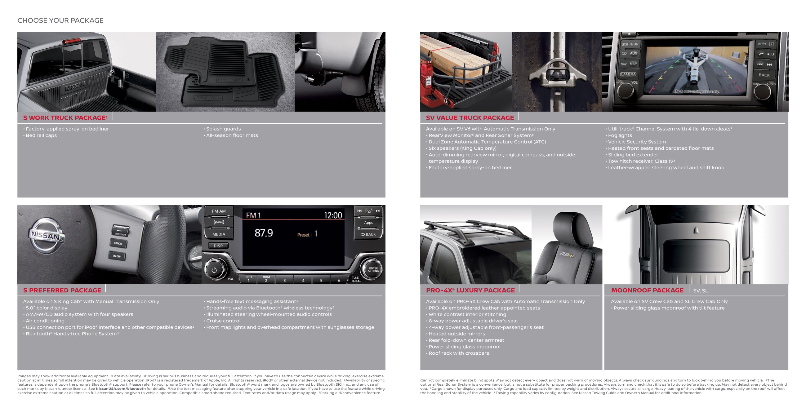 2017 Nissan Frontier Brochure Page 8